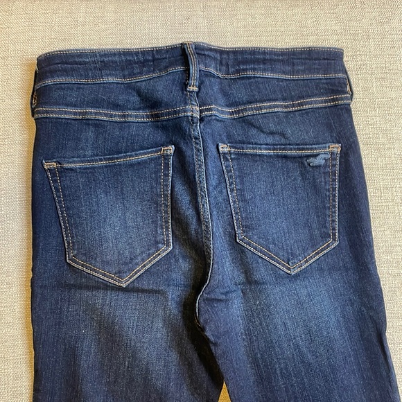 NEW Hollister High-Rise Advanced Stretch Skinny Crop Jeans Dark Wash - Picture 6 of 9
